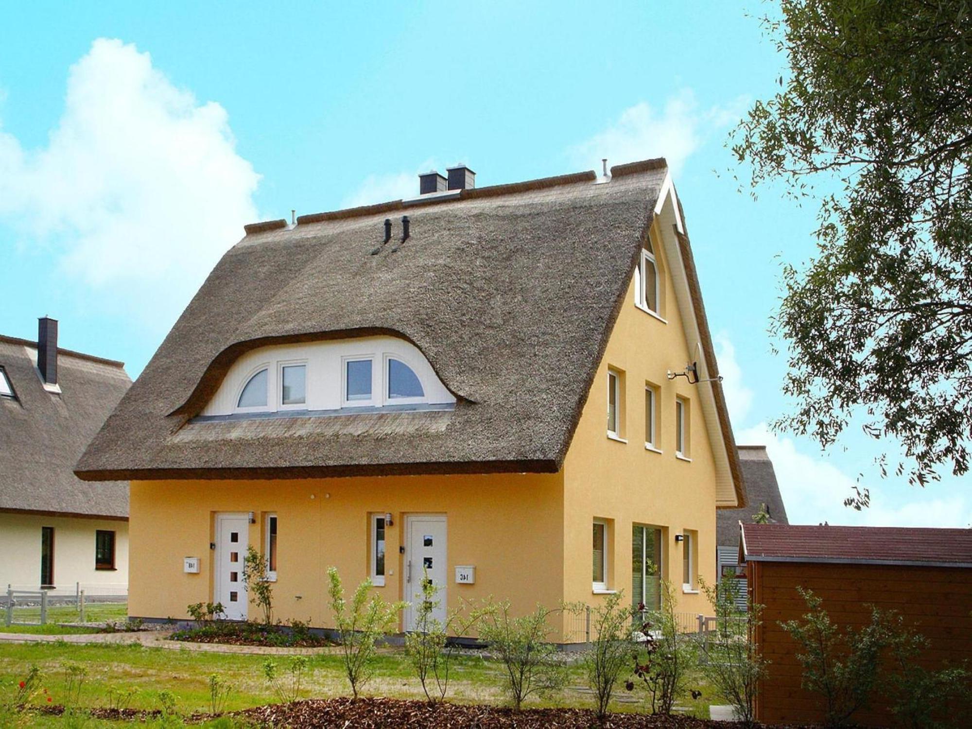 Doppelhaushaelfte Sprotte Am Breetzer Bodden In Vieregge Villa Bagian luar foto